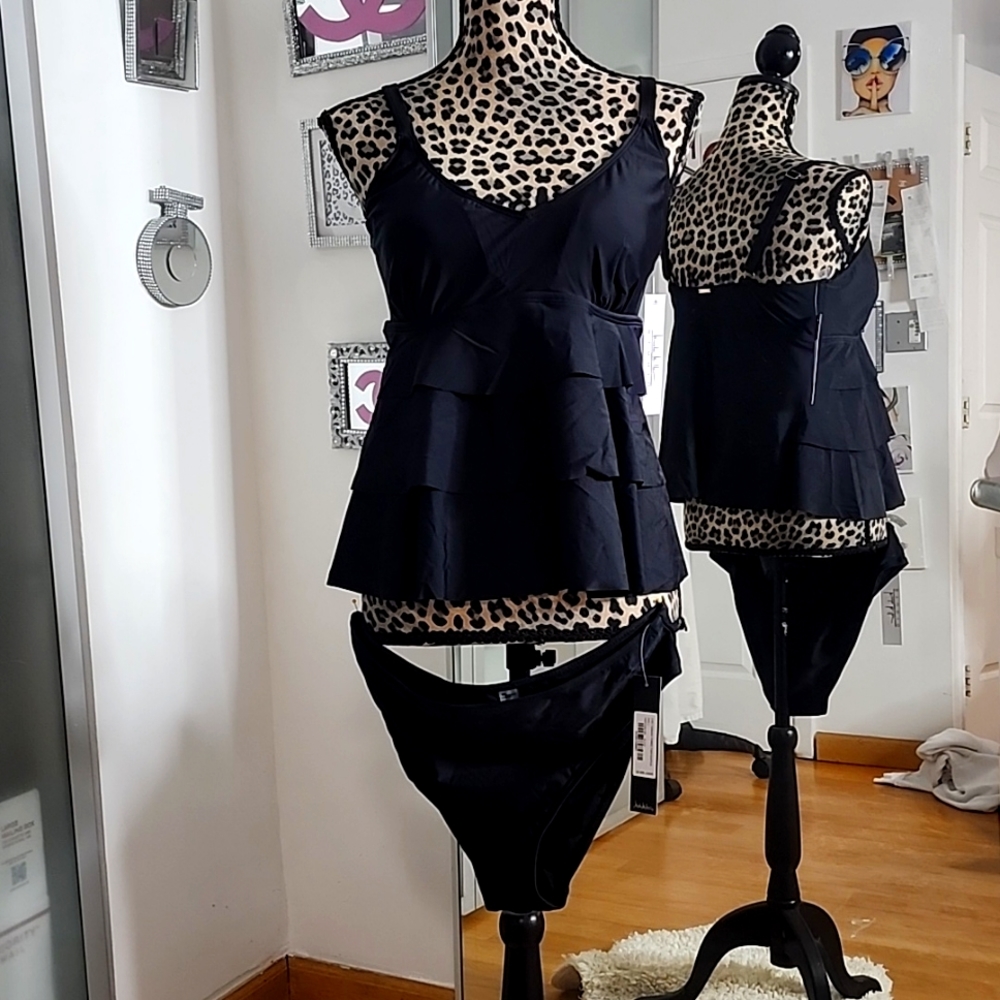 Tankini with bikini